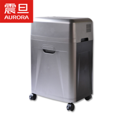 震旦AS108CD大容量高保密專業辦公碎紙機(單次碎紙10張/碎CD碎卡/5級保密)大型 灰色